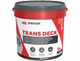 Powłoka na balkony i tarasy transparentna, wodoodporna Trans Deck 10 kg MATIZOL