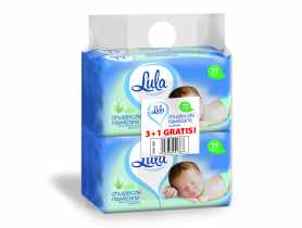 Chusteczki nawilżane z aloesem 72 szt. 3+1 gratis LULA