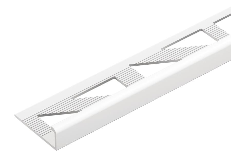 Zdjęcie: Profil do glazury PVC ozdobny 9 mm trójkąt 2,5 m biały CEZAR