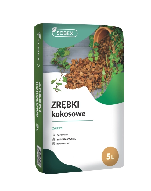 Zdjęcie: Zrębka kokosowa 5 L, 12-24 mm SOBEX