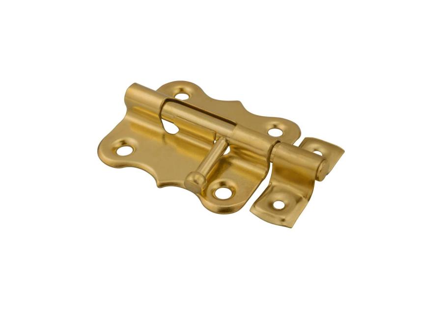 Zdjęcie: Zasuwka stalowa ZM 50 mm mosiężna METRO