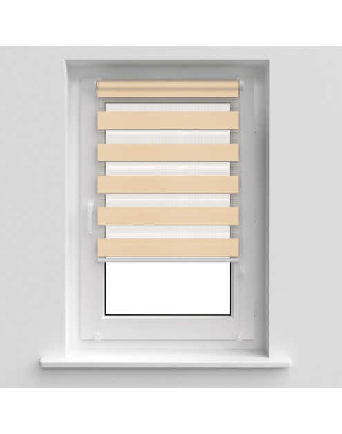 Zdjęcie: Roleta 97x140 cm Zebra II beż DECODESIGN