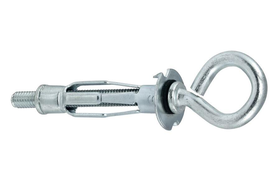 Zdjęcie: Kołek stalowy Molly z hakiem prostym MHO 4x32 mm  - 100 szt. WKRĘT-MET