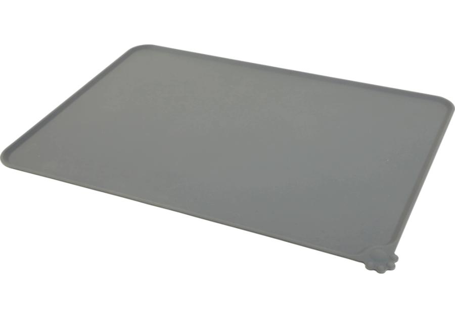 Zdjęcie: Podkładka silikonowa pod miskę M 47,5x30 cm szara ZOLUX