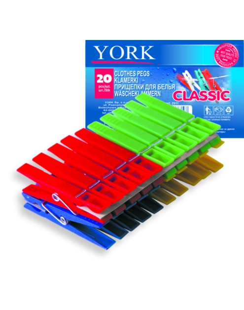 Zdjęcie: Klamerki Classic 20 szt. YORK