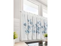 Zdjęcie: Firana gotowa Pola 150x60 cm niebieski EUROFIRANY