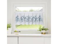 Zdjęcie: Firana gotowa Pola 150x60 cm niebieski EUROFIRANY