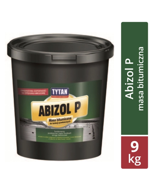 Zdjęcie: Masa bitumiczna do izolacji powłokowych Abizol P 9 kg TYTAN PROFESSIONAL