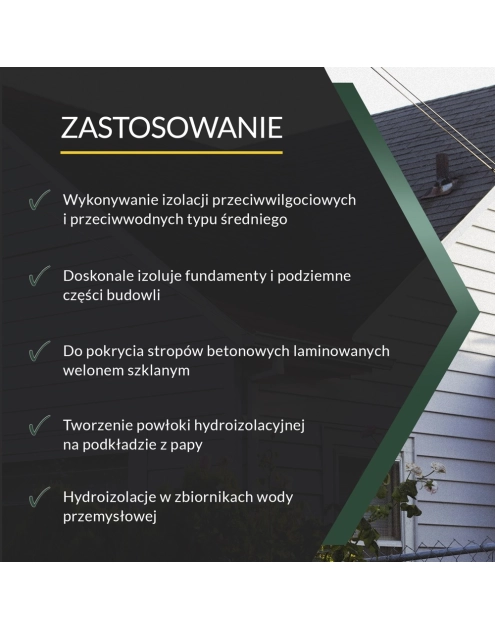 Zdjęcie: Masa bitumiczna do izolacji powłokowych Abizol P 9 kg TYTAN PROFESSIONAL