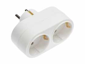 Rozgałęziacz z uziemieniem Schuko 1 na 2 GTV