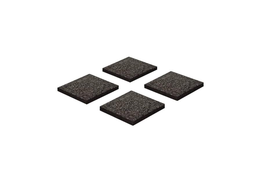 Zdjęcie: Podkładki gumowe antywibracyjne 10x10x1 cm, komplet 4 sztuk METRO