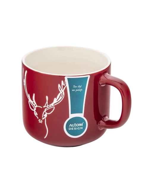 Zdjęcie: Kubek 370 ml Zimowe marzenia dekoracja jeleń ALTOM DESIGN
