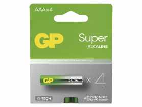 Bateria alkaliczna GP Super AAA (LR03) 4PP