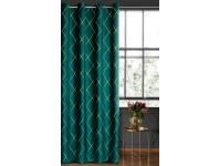 Zdjęcie: Zasłona dekoracyjna Pierre Cardin Margo 140x250 cm turkusowy EUROFIRANY