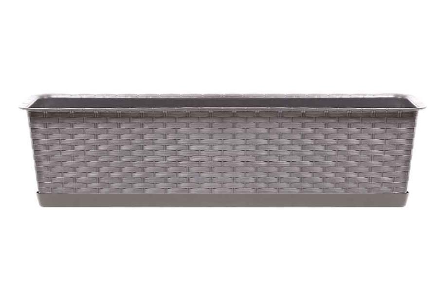 Zdjęcie: Skrzynka balkonowa Ratolla set mocca 50 cm PROSPERPLAST