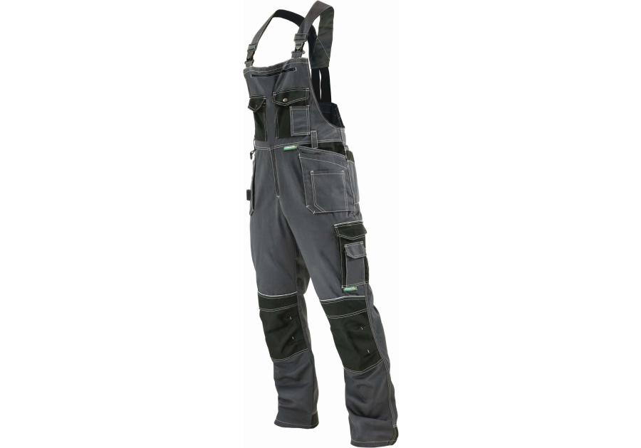 Zdjęcie: Spodnie robocze Allround line szaro-czarne ogrodniczki M-50 STALCO PREMIUM