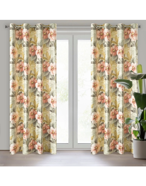 Zdjęcie: Zasłona gotowa Mariah 140 x 250 cm kremowy EUROFIRANY