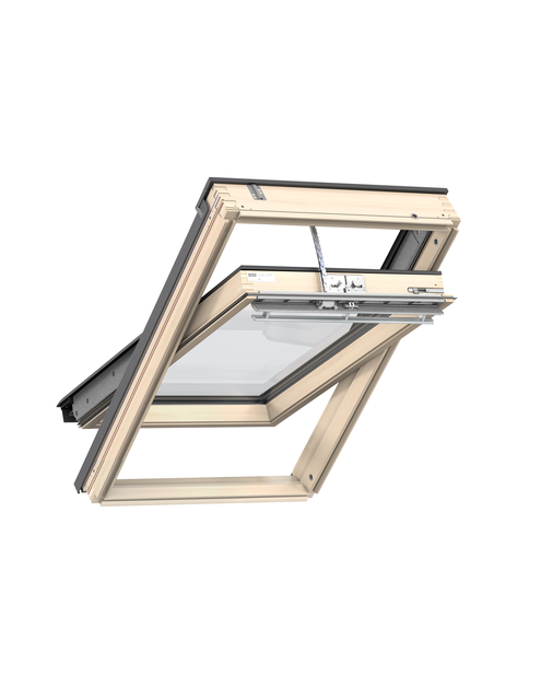 Zdjęcie: Okno elektryczne GLL 1061Z21A drewniane otwierane u góry, 66x118 cm VELUX