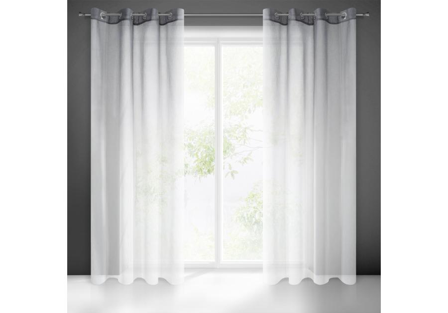 Zdjęcie: Zasłona gotowa Ravia 140 x 250 cm biały EUROFIRANY