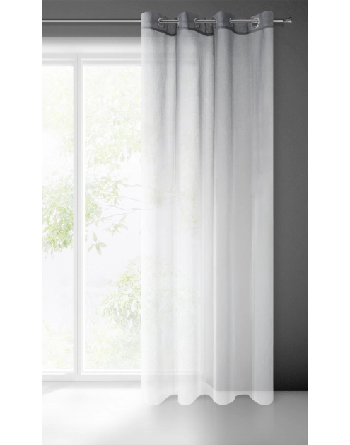 Zdjęcie: Zasłona gotowa Ravia 140 x 250 cm biały EUROFIRANY