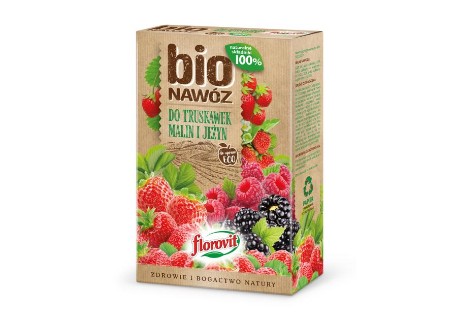 Zdjęcie: Nawóz Bio do truskawek, malin i jeżyn 700 g FLOROVIT