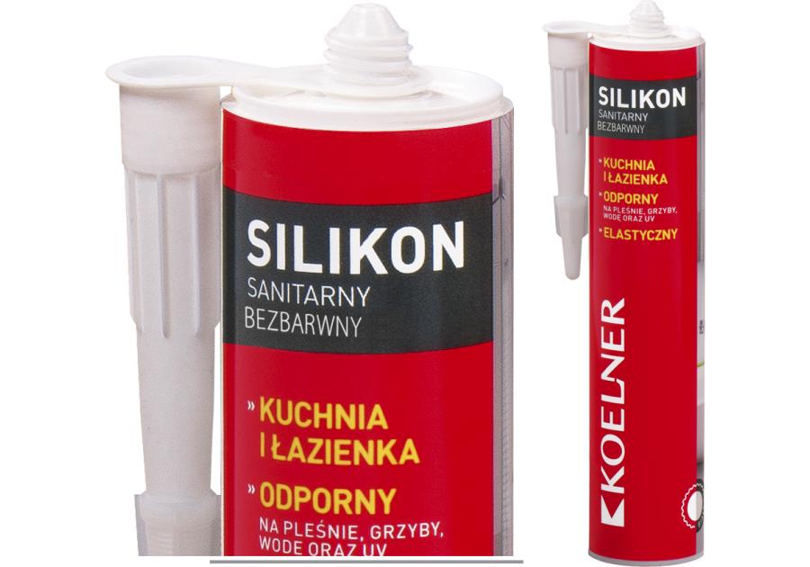 Zdjęcie: Silikon sanitarny bezbarwny 300 ml RAWLPLUG