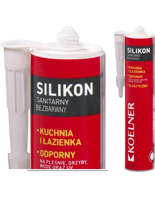 Zdjęcie: Silikon sanitarny bezbarwny 300 ml RAWLPLUG