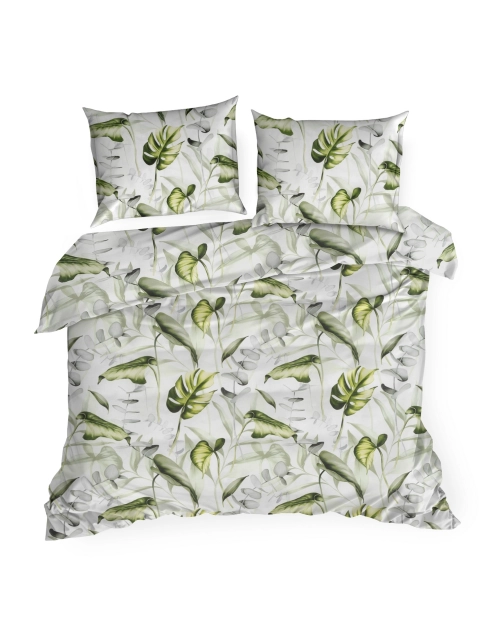 Zdjęcie: Pościel bawełniana z nadrukiem Ellen 160x200 cm, 70x80 cm - 2 szt. EUROFIRANY