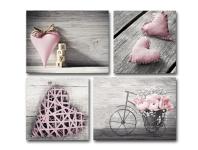 Zdjęcie: Obraz Multicanvas Shabby 64x74 cm St199 Pink STYLER