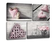 Zdjęcie: Obraz Multicanvas Shabby 64x74 cm St199 Pink STYLER