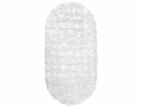Mata łazienkowa Pebble 54x54 cm biała ALSEA