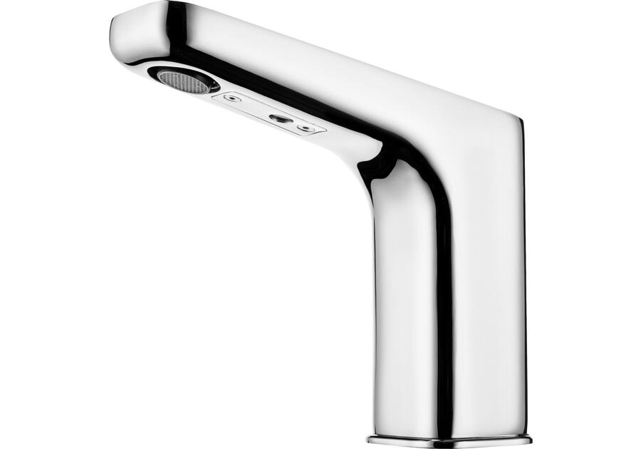 Zdjęcie: Bateria umywalkowa bezdotykowa bez regulacji temperatury - 230/6V Hiacynt chrom DEANTE