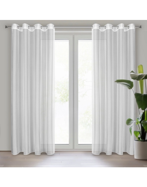 Zdjęcie: Firana gotowa Anabel 140x260 cm biały EUROFIRANY