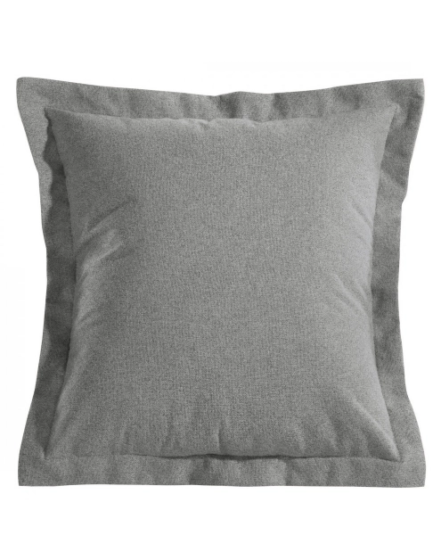 Zdjęcie: Poszewka dekoracyjna w stylu Boho z lamówką Lidia 40x40 cm srebrna EUROFIRANY