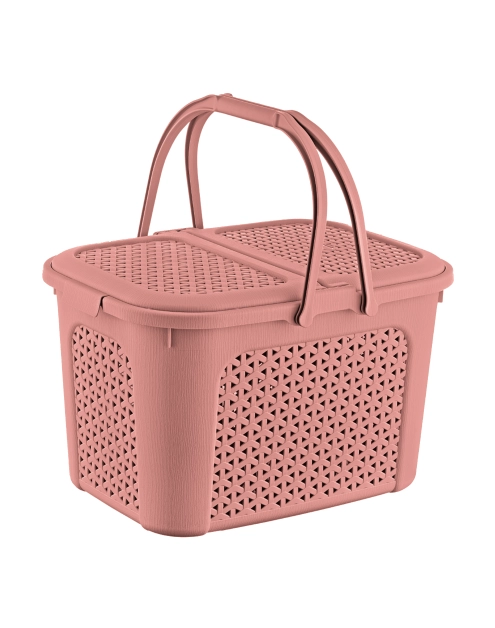 Zdjęcie: Koszyk piknikowy Inka rattan-style nordic red 28 L KEEEPER