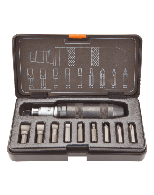 Zdjęcie: Wkrętak udarowy, zestaw 11 sztuk NEO