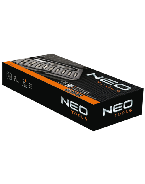 Zdjęcie: Wkrętak udarowy, zestaw 11 sztuk NEO