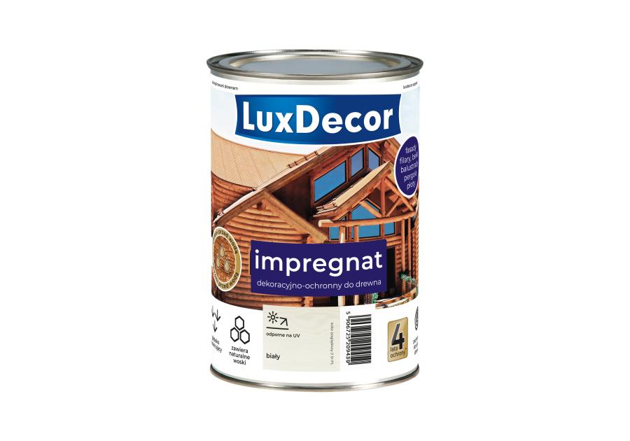 Zdjęcie: Impregnat do drewna 1 L biały LUXDECOR