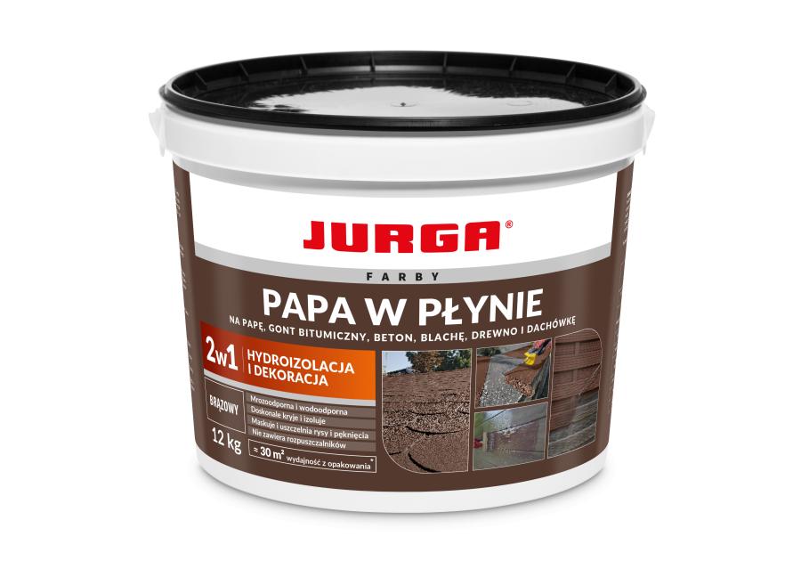 Zdjęcie: Papa w płynie, brązowy 12 kg JURGA