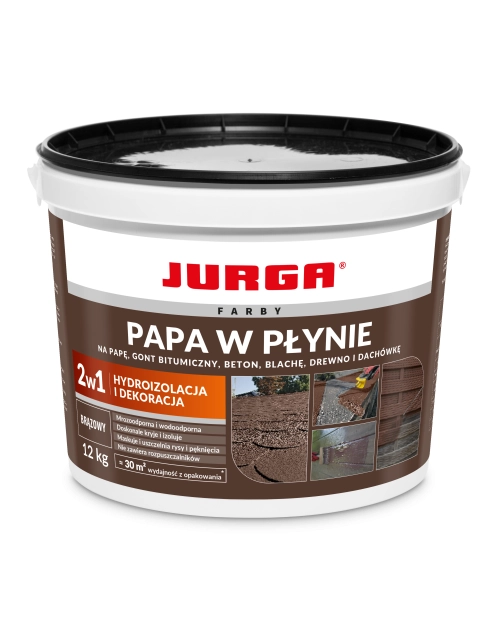 Zdjęcie: Papa w płynie, brązowy 12 kg JURGA