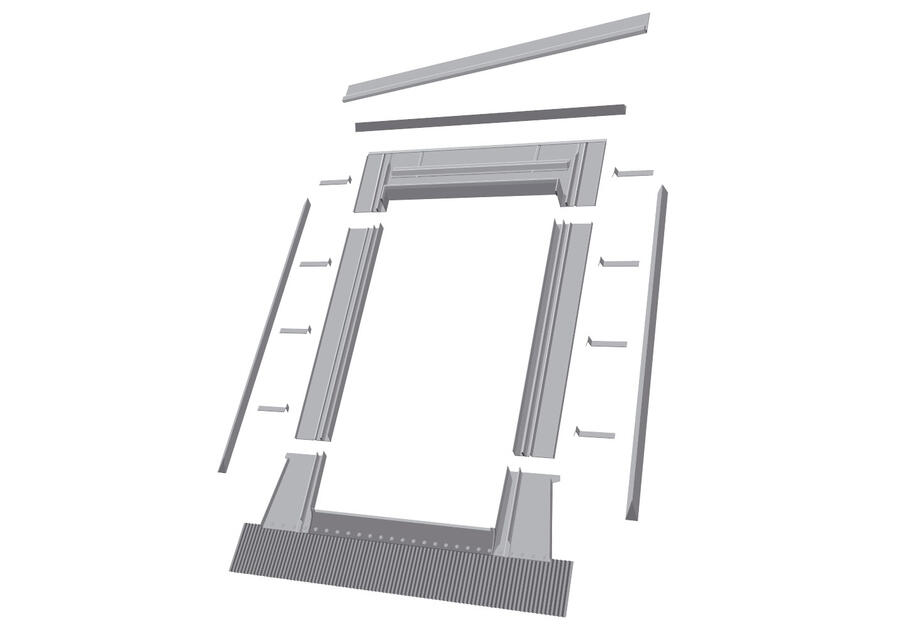 Zdjęcie: Kołnierz okna dachowego OptiLight TZ 01 55x78 cm KRONMAT
