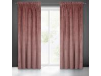 Zdjęcie: Zasłona gotowa Villa na taśmie 140x270 cm różowy EUROFIRANY