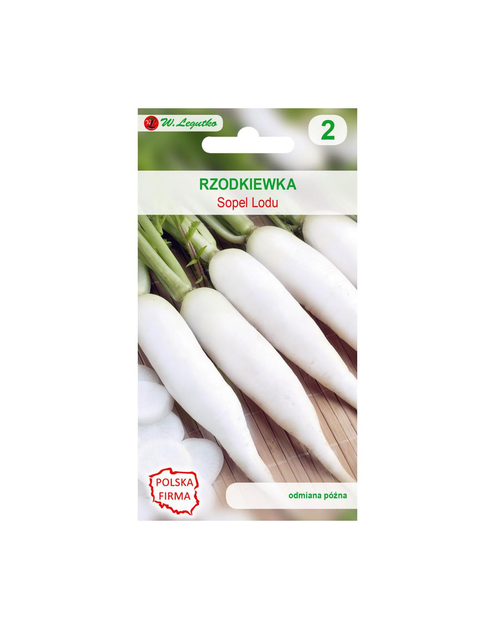 Zdjęcie: Rzodkiewka Sopel Lodu nasiona tradycyjne 10 g W. LEGUTKO