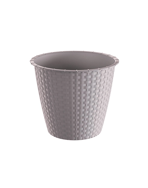 Zdjęcie: Donica Ratolla Round mocca 15 cm PROSPERPLAST