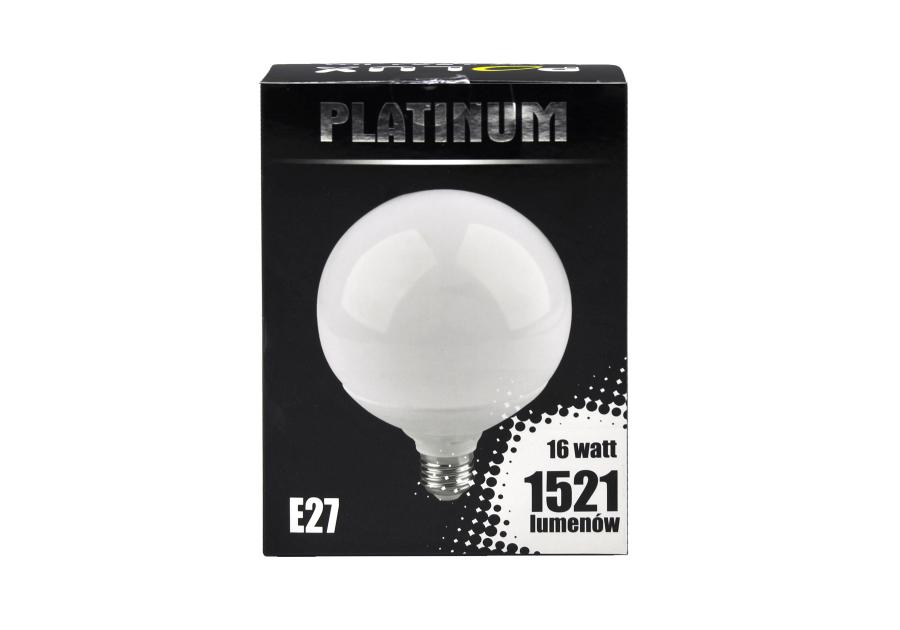 Zdjęcie: Żarówka LED G125 E27 16 W 1521 lm pc+aluminium POLUX