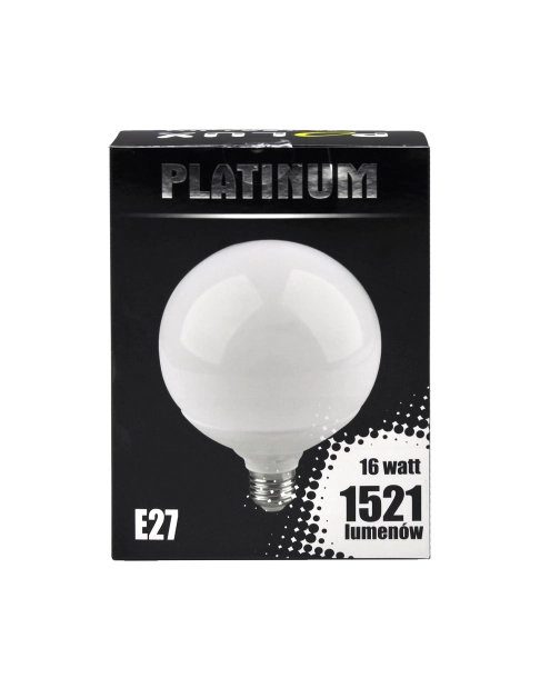 Zdjęcie: Żarówka LED G125 E27 16 W 1521 lm pc+aluminium POLUX