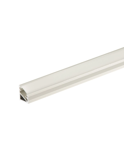 Zdjęcie: Kształtownik kątowy 30 do taśmy LED 14x16,5 mm - 1 m osłonka mleczna CEZAR