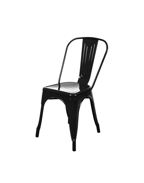 Zdjęcie: Krzesło ogrodowe Hugo czarne MIRPOL