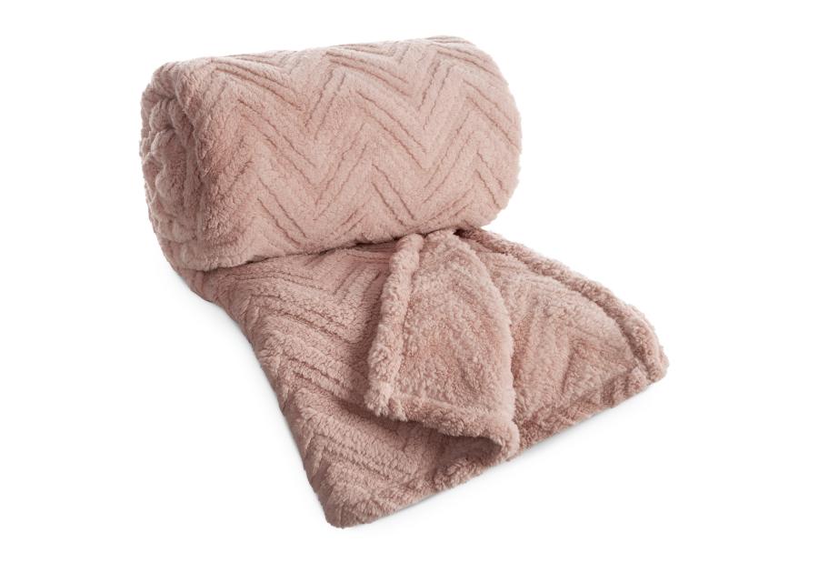 Zdjęcie: Koc Jodła 150x200 cm jasny puder EUROFIRANY