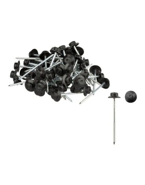 Zdjęcie: Gwoździe do bitumicznych poryć dachowych 6,5 cm czarne 100 szt. ONDULINE